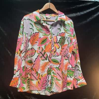 Gorman Linen Long-sleeved Shirt Size 10