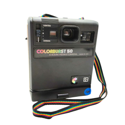 Vintage Kodak Colorburst 50 Instant Camera Made In USA - For Parts Or Collectors