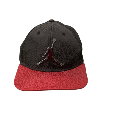 Vintage Jordan JUMPMAN Snapback Cap YOUTH – Elephant Print Red Bill