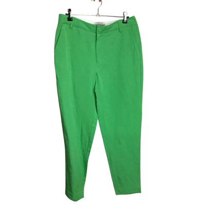 Scotch & Soda Green Linen/Tencel Blend Pant