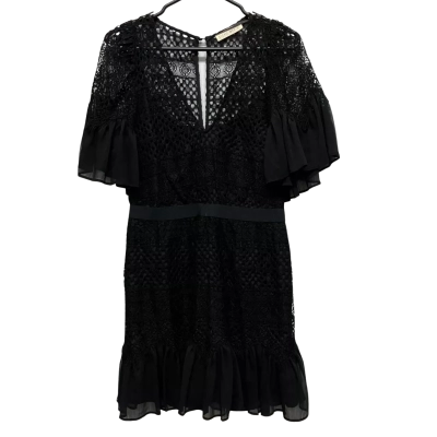 Stevie May Women's  Size L Cocktail Dress / Mini Dress / Party Dress / Short Sleeve Dress  Black  