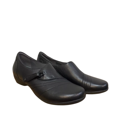 Dansko Womens  Size 40 Franny Milled Nappa Loafers / Wedges Black  