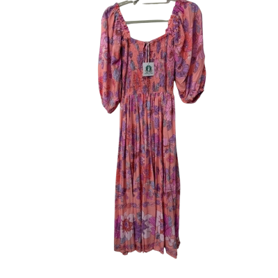 Celestial Gypsy Size S/M maxi  Dress Floral / Pink  