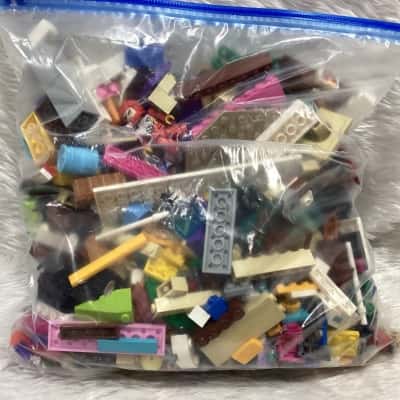 Mixed bag of Lego bricks