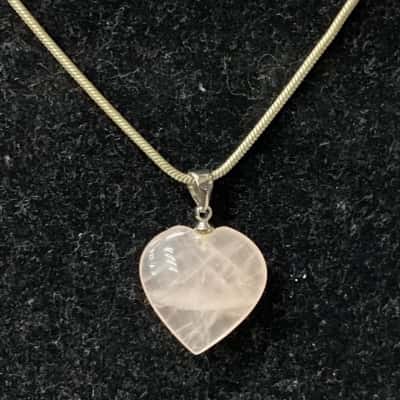 Sterling silver chain and pendant 