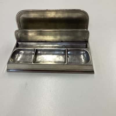 Marinoni Pewter Metal Desk Set