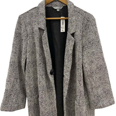 Suzannegrae Womens  Size XL Blazer Black  / Pattern 