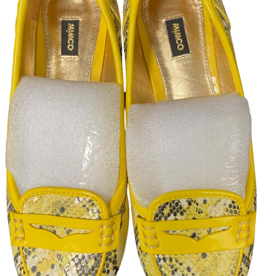 Mimco Womens  Size 36 Flats Animal print / Yellow 