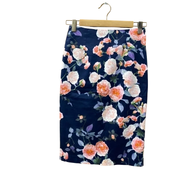 Portmans Floral Print Pencil Skirt Size 6 