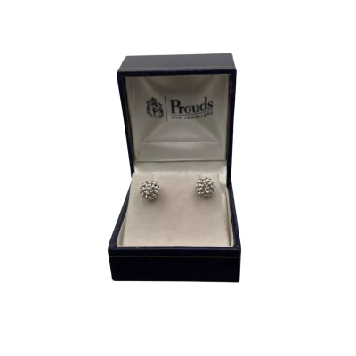 Prouds the Jewellers Womens Earrings Silver 