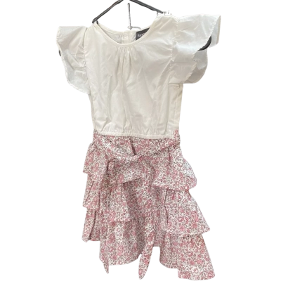Bardot Junior Girls Size 6 Ditsy Dress Floral / Pink  / White 
