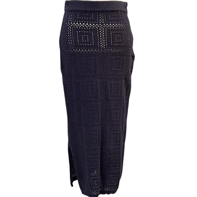 Ceres Life Womens Size S Midi/Pencil Skirt Navy Blue