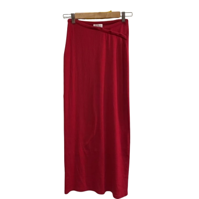 BNWT Kookai Size 36 / 8 Maxi Skirt Red 