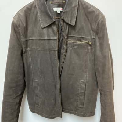 Mens Reserve Brown Suede Jacket