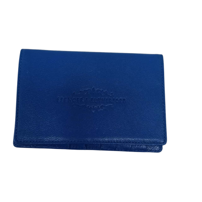 Spencer & Rutherford Electric Blue Card Wallet #SpencerAndRutherford #LeatherWallet #DesignerAccessories