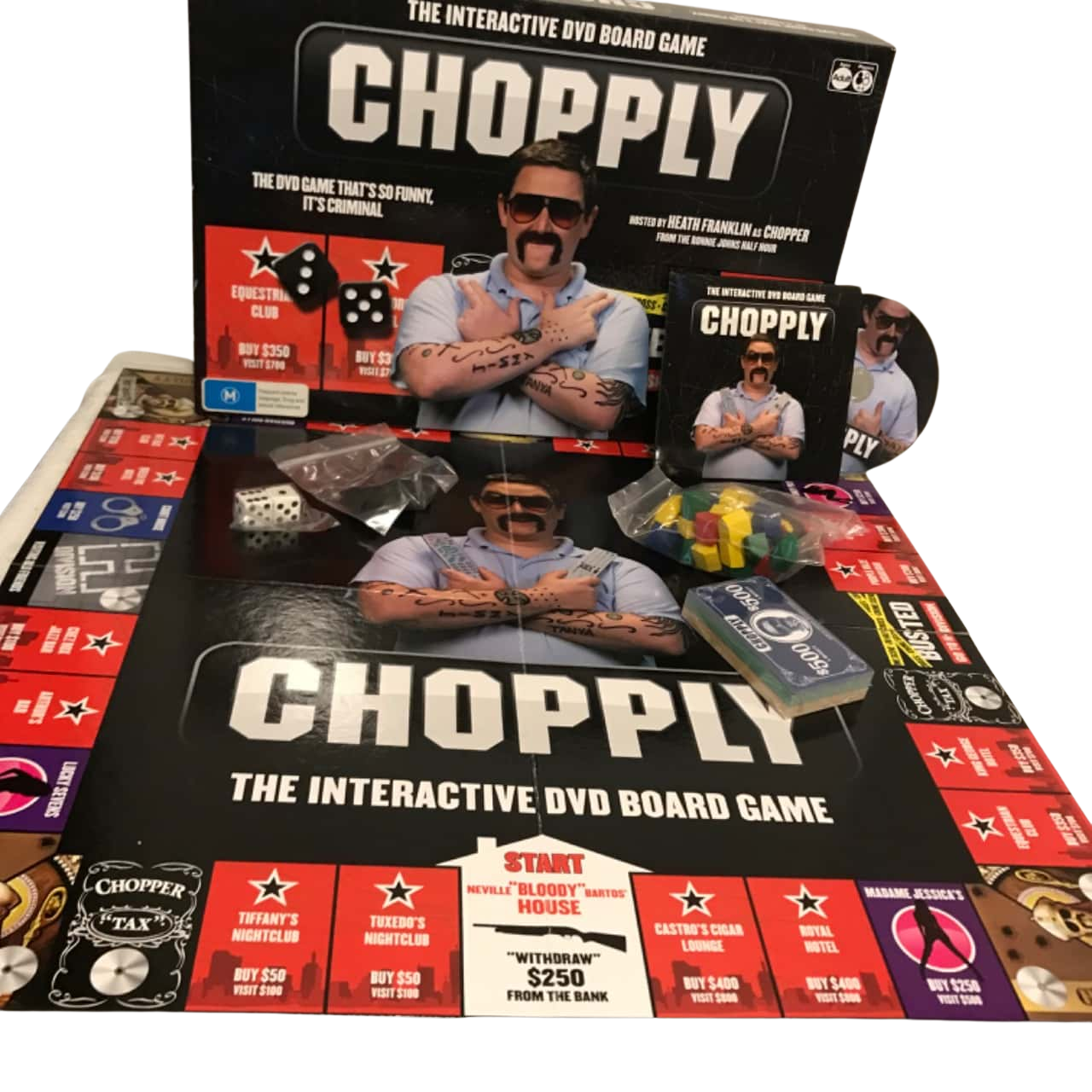 Quirky DVD Board Game HTFU Chopply 18+ New Sealed Cards Chopper(s)