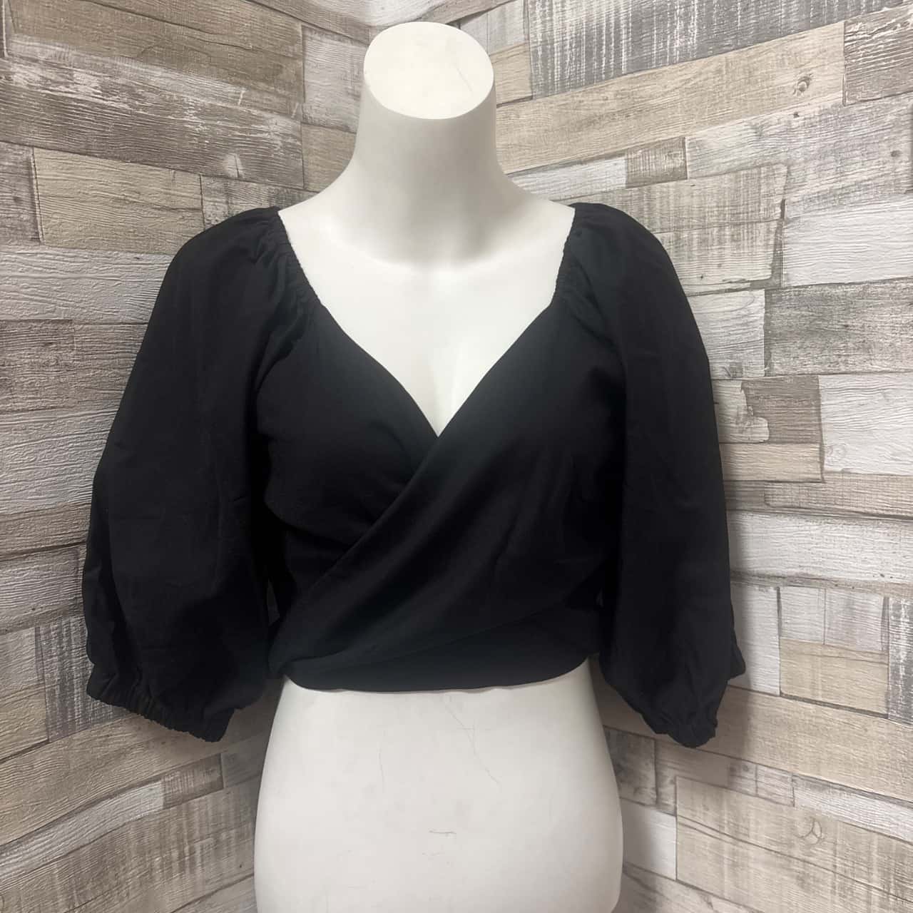BNWT Finders Keepers Black Bridges Top