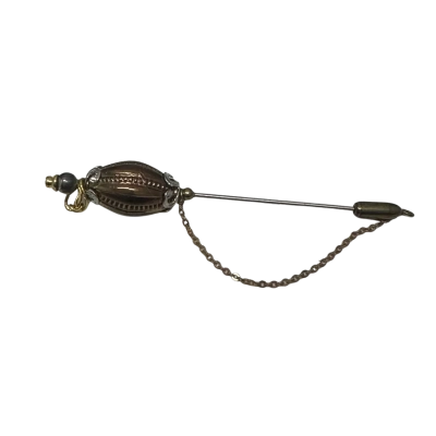 Vintage Womens Hat Pin with chain