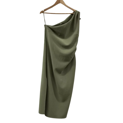 Bec & Bridge Womens  Size 16 Off The Shoulder Dress Green 
