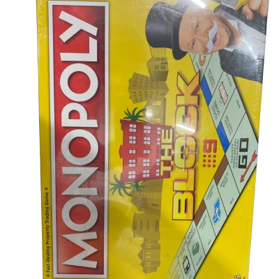 Monopoly ‘The Block’ board game. Unopened.