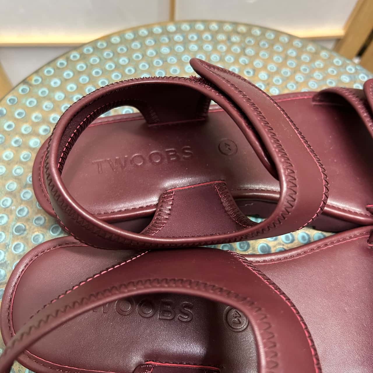 TWOOBS Women's Size 41 The OG Platform Sandals Maroon (s) - New Without ...