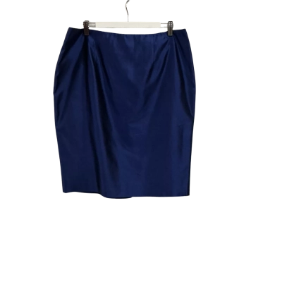 Perri Cutten Macy Silk Skirt Size 16 NWT