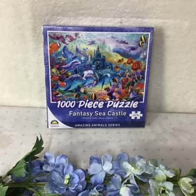 Crown Fantasy Sea Castle 1000 Piece Puzzle (new)
