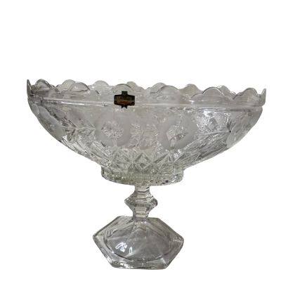 Ambrosia Crystal D’Adrianna Crystal Footed Compote
