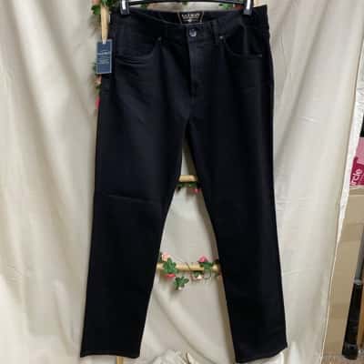 Mens Gazman Straight Fit Jeans Size 34 RRP $99.95
