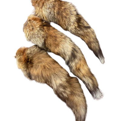 3x Vintage Fox Tails