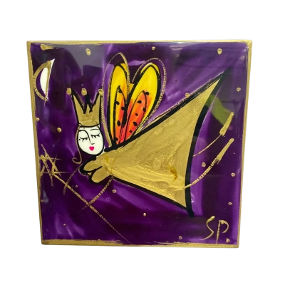 Sharon Peterkin Hand Painted Tile