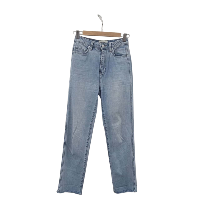 Riders by Lee Womens  Size 6 Acid Wash Jeans / Distressed Jeans / High-Waisted Jeans / Mom Jeans / Regular Fit Jeans Blue 