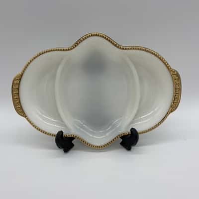 Vintage 'FireKing' Ovenware Divided Serving Dish 28cm [B#30]