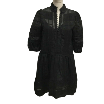 Zoe Kratzmann  Size 0 Babydoll Dress Black 