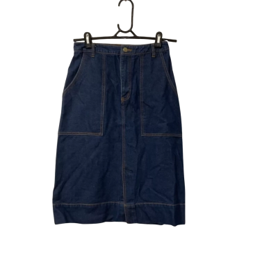 Gorman  Womens  Size 8  Blue / Navy Blue  Denim Skirt 