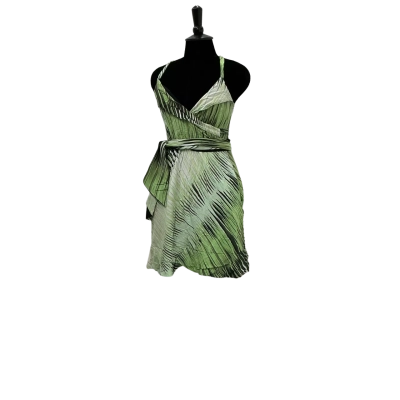  Women's Size 10 Casual Dress / Sleeveless Dress  Green / Multicoloured / Striped 
