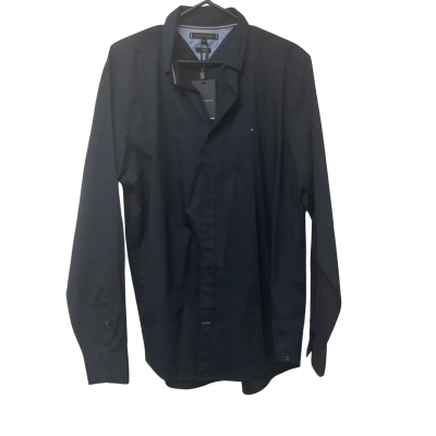 Mens Tommy Hilfiger  Size XXL Long Sleeve Shirt Navy Blue 