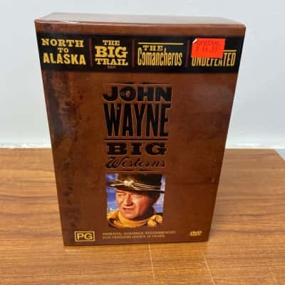 DVD box set of John Wayne Big Westerns (4 movies)