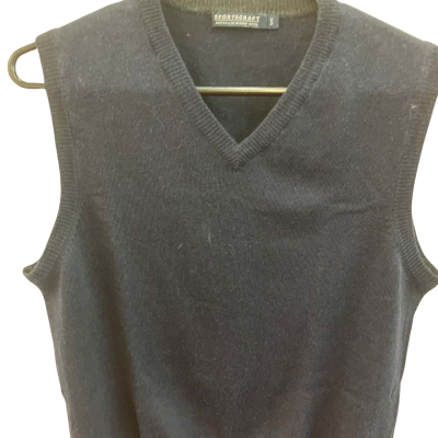 Sportscraft Womens  Size S/M Navy Blue wool vest 