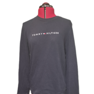 Tommy Hilfiger Womens  Size S Crew Neck Jumper Navy Blue 