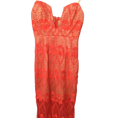 Blossom Womens  Size 8 Bridesmaid Dress Red 