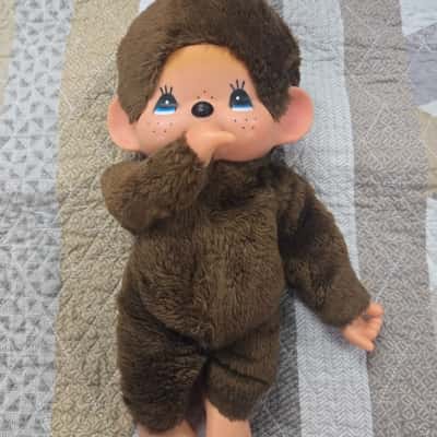 Vintage Monchhichi Japan plush doll
