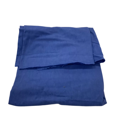 Blue Flannelette Fabric 97 x 103 cm    F1
