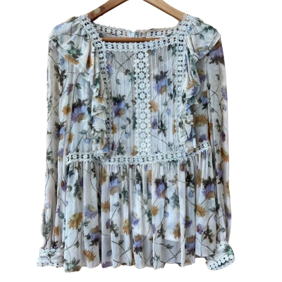 Zimmermann Silk Floral Top Size 0