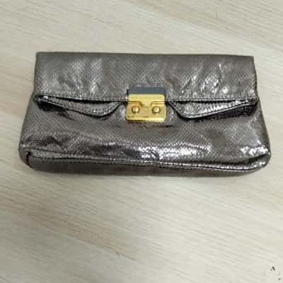 Marc Jacobs  Silver  Clutch GUC 