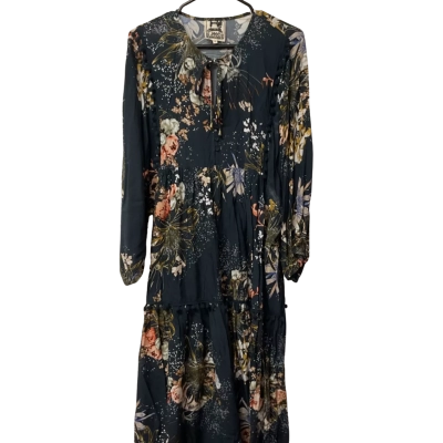 Jaase  Womens  Size 20  Navy Blue / Pink / Purple / White  Floral Dress 