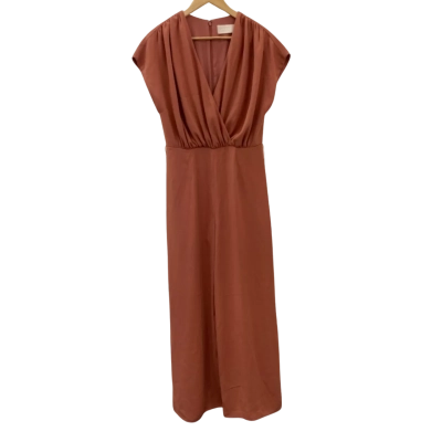 Keepsake the Label Womens  Size L Sleeveless Jumpsuit Burnt Orange 