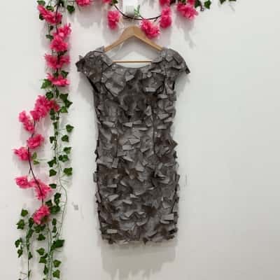 Jessi New York Womens  Size XS Mini Dress / Party Dress Brown 