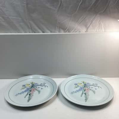 12 Piece SHADY LANE Cup Plate & Bowl Set
