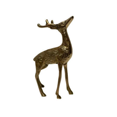 Brass Figurines Stag doe in good order
